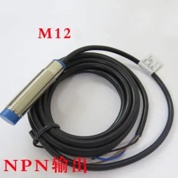 M12-es Fém Közelség Kapcsoló, Érzékelő NPN Kimenet B1204N Új, Eredeti Észlelési Távolság 4mm