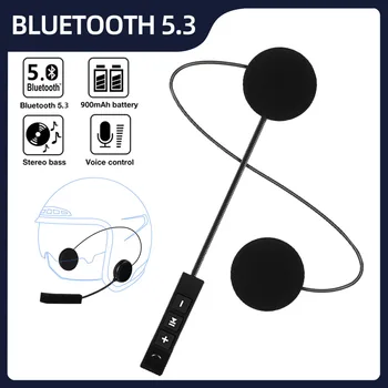 Vezeték nélküli Bluetooth-Motoros Bukósisak Headset Fülhallgató Hangszóró kihangosító Hívás Mp3-Lejátszó Motoros Fejhallgató